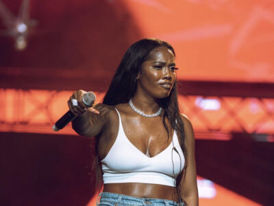 Tiwa Savage on stage